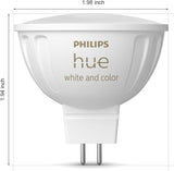 Philips Hue MR16 Smart LED Bulb White and Color Ambiance (4 Pack)
