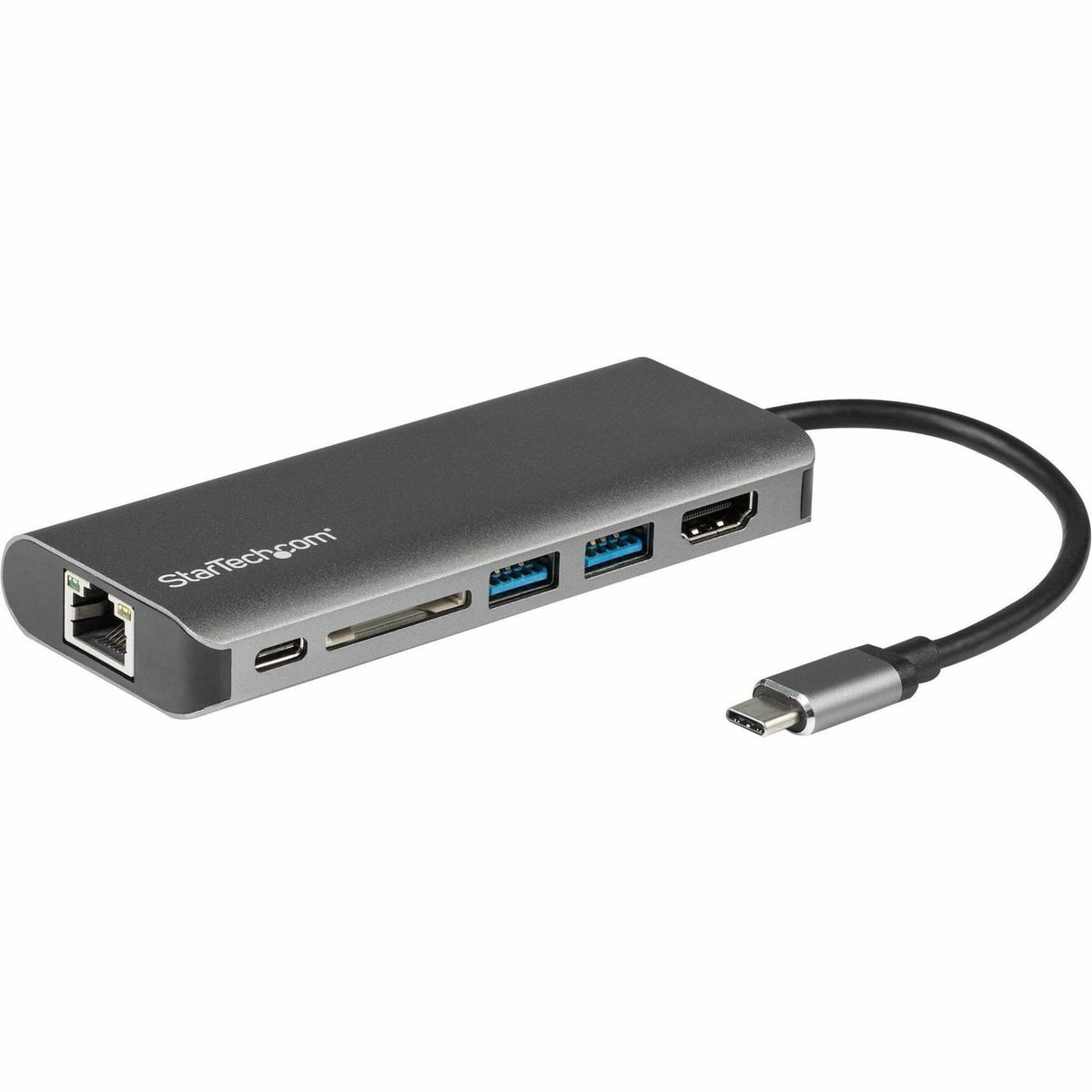 StarTech.com USB C Multiport Adapter, Portable USB-C Dock to 4K HDMI