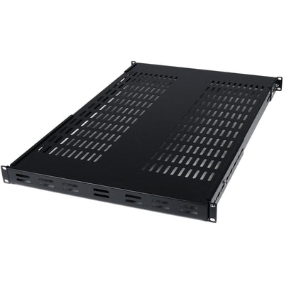 StarTech Adjustable Heavy Duty Vented 1U 19in Rack Mount Shelf