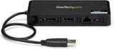 StarTech USB 3.0 Mini Dock, Dual DisplayPort 4K 60Hz Monitor Docking S