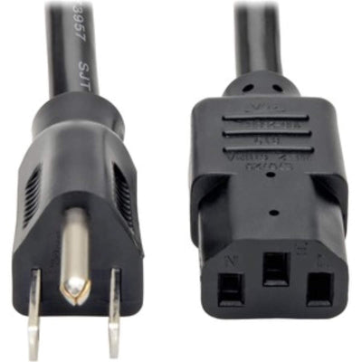 Tripp Lite Desktop Computer Power Cord, Right-Angle 5-15P to C13 - Hea