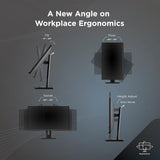Moniteur ergonomique ViewSonic VG2748N 27 pouces IPS 1080p avec Wi-Fi intégré