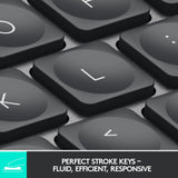 Logitech MX Keys Mini Minimalist Wireless Illuminated Keyboard, Compac