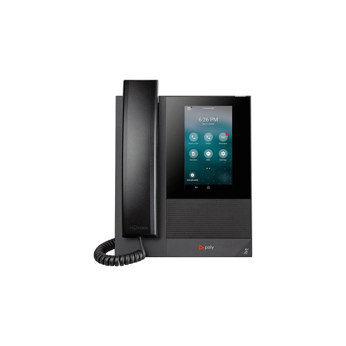 Poly CCX 400 Desktop Business Media Phone (Polycom) - with Handset - O