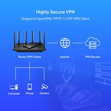 TP-Link AX5400 WiFi 6 Router (Archer AX73) - Dual Band Gigabit Wireles