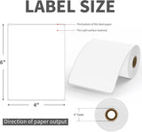 Zebra 10026372 Papier pour étiquettes thermique direct 4x2