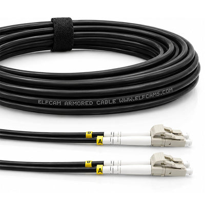 Elfcam® - 15m/49.2ft Outdoor and Indoor Shielded Armored Fiber Optic C