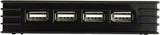 StarTech.com 4 Port Compact Black USB 2.0 Hub - Bus-powered or with In