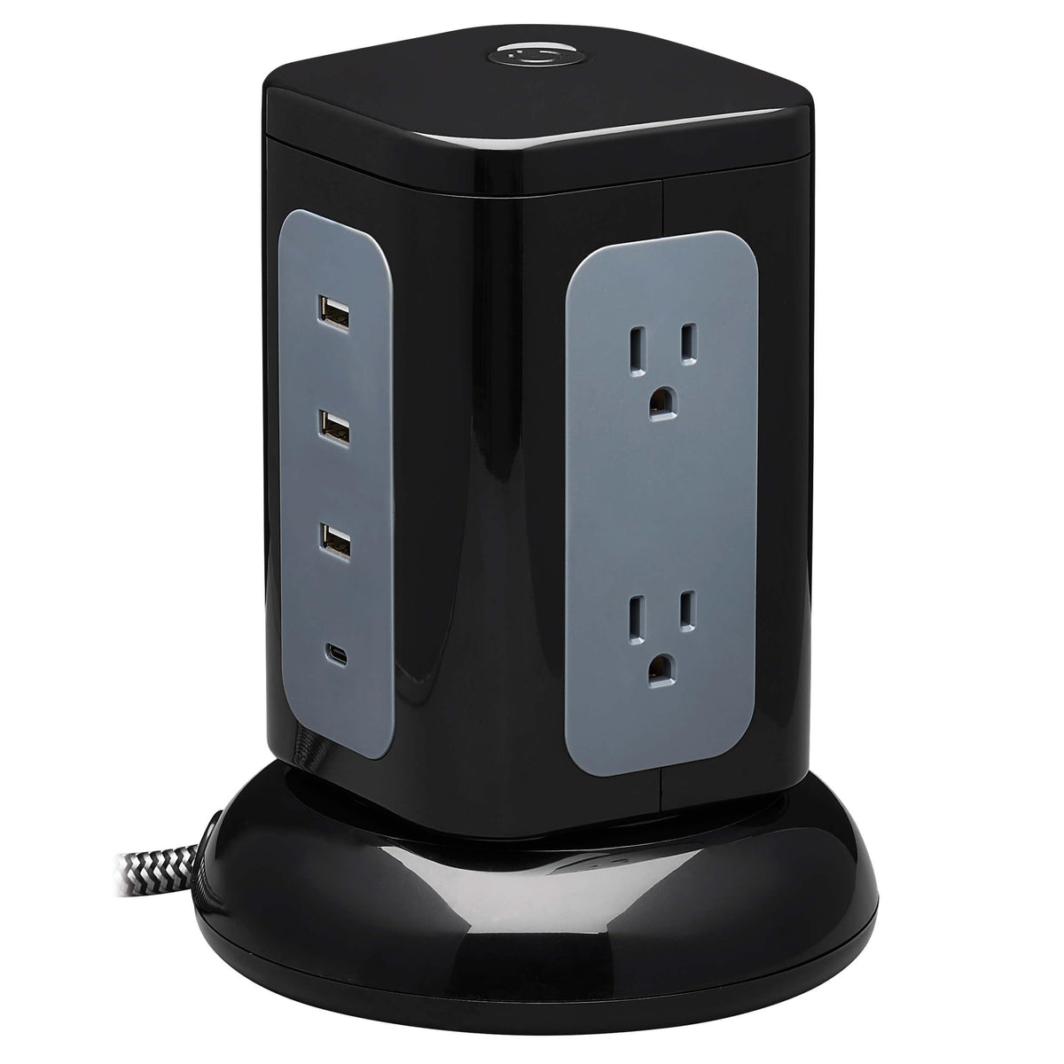Tripp Lite Parasurtenseur Tour 6 Prises 3X USB-A 1x USB-C Câble 8ft B