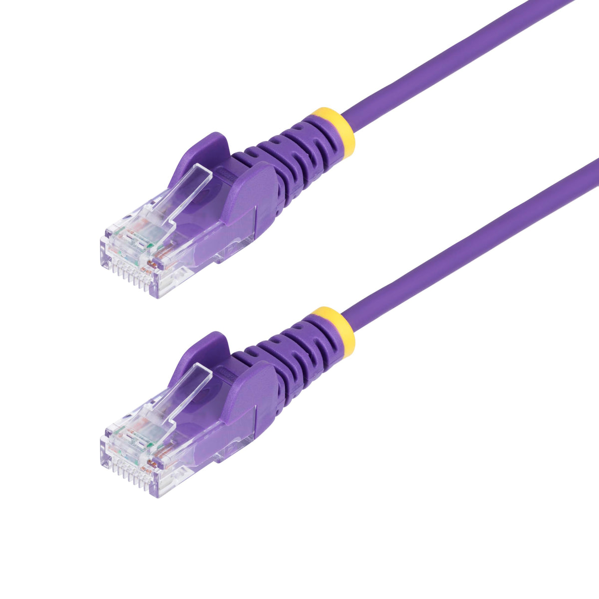 StarTech.com 50ft Purple Slim CAT6 Ethernet Cable, Snagless RJ45, LSZH