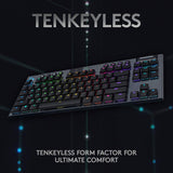 Logitech G915 TKL Tenkeyless Lightspeed Wireless RGB Mechanical Gaming