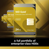 Western Digital 22TB WD Gold Enterprise Class SATA Internal Hard Drive