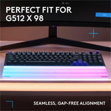 Logitech G G512 X Palm Rest 98, LIGHTSYNC RGB Lightbar-Amplifying Acry