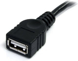 StarTech.com USBEXTAA3BK USB 2.0 Extension Cable A to A, M/F, 3-Feet (