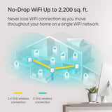 TP-Link Dual-Band AX1800 WiFi 6 Mesh Wi-Fi Router (Deco X20) - Covers