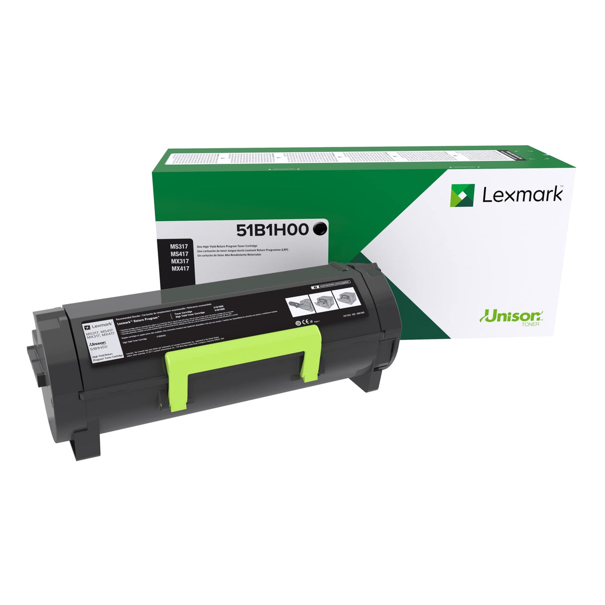 Cartouche de toner haute capacité Lexmark 51B1H00