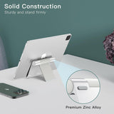 Smartphone and Tablet Stand Portable and Foldable Black