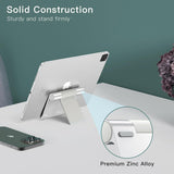 Smartphone and Tablet Stand Portable and Foldable Black