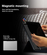 Écran de confidentialité magnétique 4 voies pour iPad Mini 7 A17 Pro/Mini 6 6e génération 8
