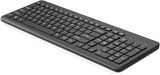 HP 220 Wireless Keyboard - 2.4GHz Connectivity w/Data Encryption - Low