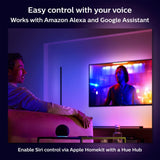Philips Hue Signe Smart Color Changing Floor Lamp, Black, White and Co