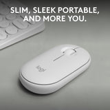 Logitech Pebble Mouse 2 M350s Slim Bluetooth Wireless Mouse, Portable,
