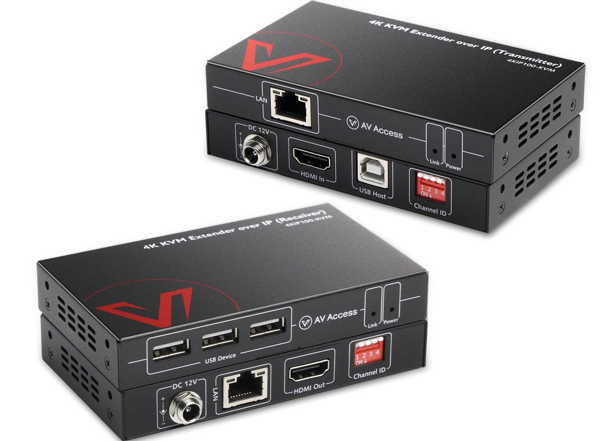KVM EXTENDER WITH VGA AND USB CONNECTIONS UP TO 330 FT