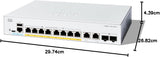 Cisco Catalyst 1300-8FP-2G Commutateur administré, 8 ports GE, PoE complet, 2x1GE