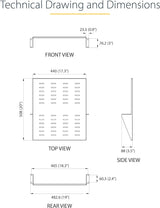 StarTech.com 2-Post Server Rack Shelf - Center Mount - 19 Inch -2U - B