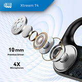 Adesso Xtream T5 Open-Ear Bluetooth 5.3 Water Resistant Wireless Earbu