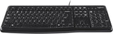Logitech K120 Wired Keyboard for Windows, USB Plug-and-Play, Full-Size