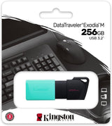 256GB DT EXODIA M USB3.2 GÉN 1 (Noir + Sarcelle)