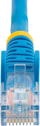 Câble Ethernet Cat5e StarTech.com de 10,7 m (35 pi) - Bleu - Cordon de raccordement - Anti-accroc