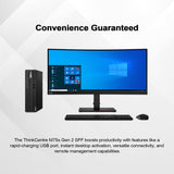 Ordinateur de bureau SFF professionnel Lenovo ThinkCentre, AMD Ryzen 5 Pro 4650G, AMD Ra