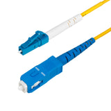StarTech.com 1m (3.3ft) LC to SC (UPC) OS2 Single Mode Simplex Fiber O