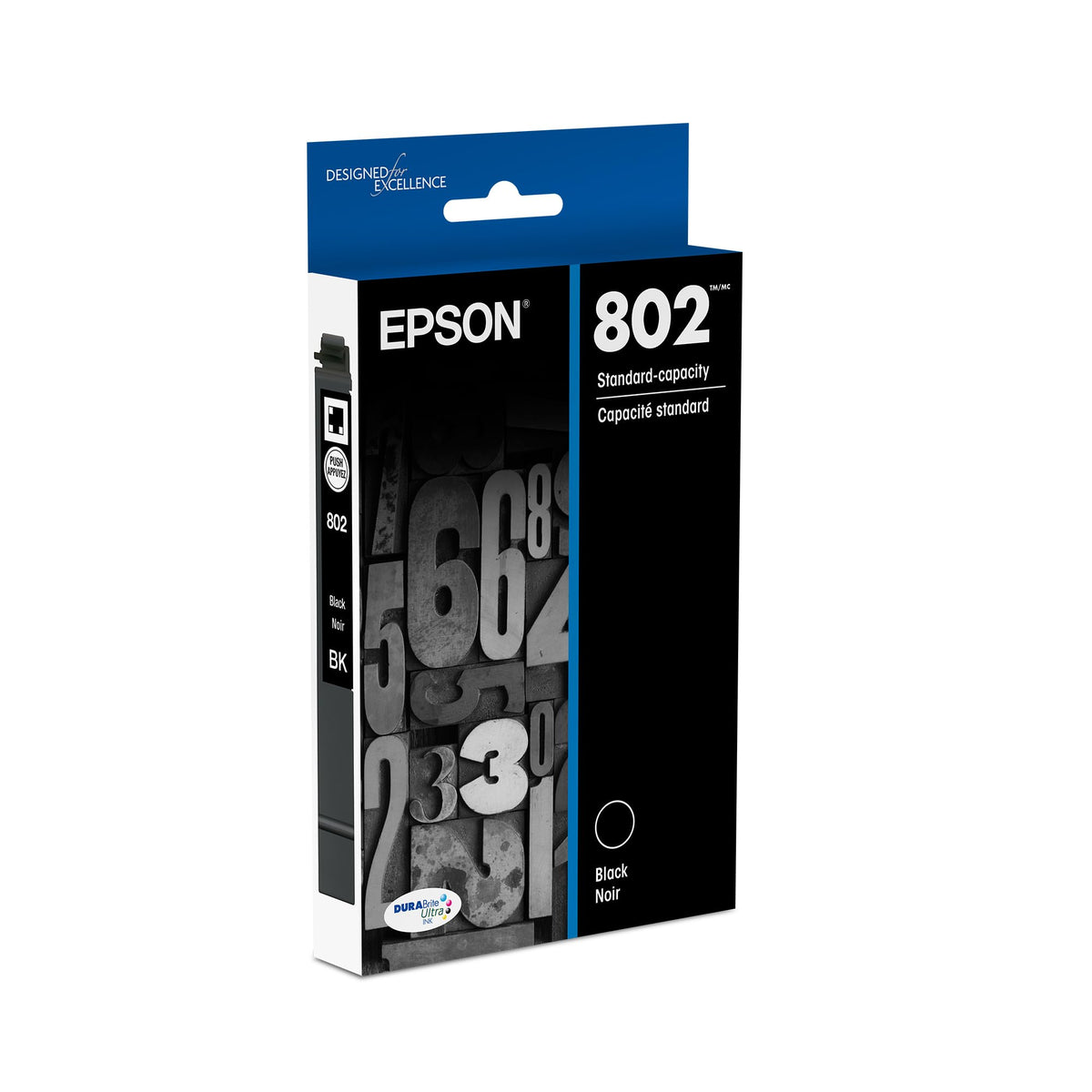 Epson DuraBrite Ultra T802 Black Ink Cartridge