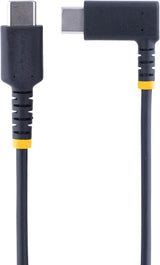 StarTech.com 3ft (1m) USB C Charging Cable Right Angle - 60W PD 3A - H
