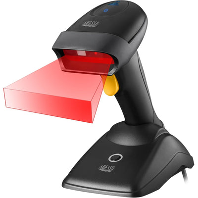 Scanner de codes-barres 2D sans fil commercial NuScan 2500TB avec socle de charg