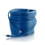 200pi Cat6 Câble correcteur blindé bleu solide 200 pieds
