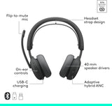 Logitech Zone Wireless 2 ES for Business - Noise-Canceling Wireless He