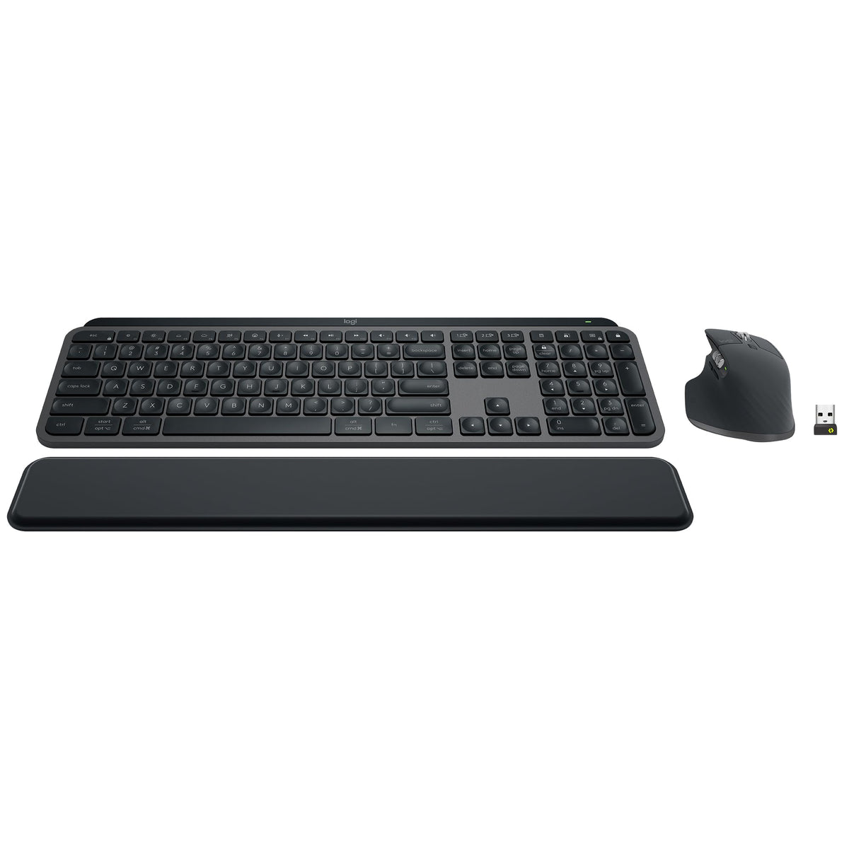 Logitech MX Keys S Combo - Performance Wireless Keyboard and Mouse wit