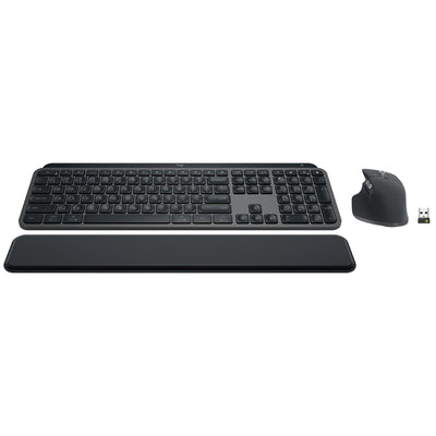 Logitech MX Keys S Combo - Performance Wireless Keyboard and Mouse wit