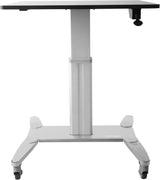 StarTech.com Mobile Standing Desk - Portable Sit Stand Ergonomic Heigh