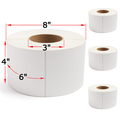 [4 Rolls, 4000 Labels] ALPHALABEL - 4