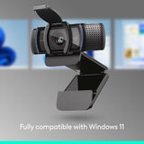 Logitech C920e HD 1080p Mic-Enabled Web Camera, Certified for Zoom, Mi