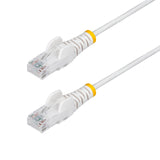Câble Ethernet CAT6 Mince Gris de 9,1 m, sans accroc, PoE 100 W, UTP, LSZH, fil de cuivre nu 28 AWG, cordon de brassage réseau RJ45 mince