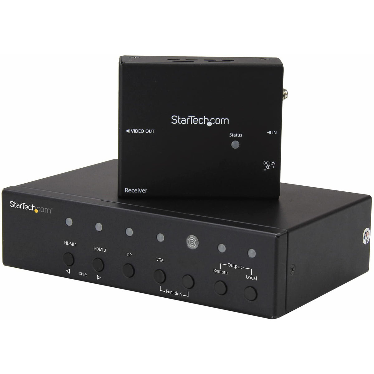 StarTech.com Multi-Input HDBaseT Extender with Built-in Switch - Displ