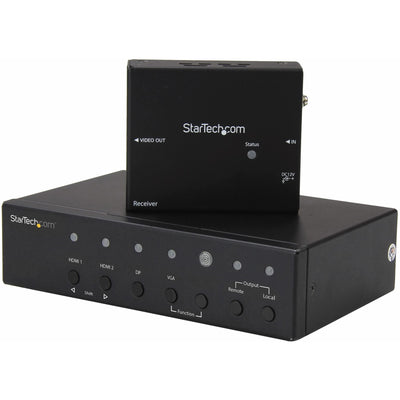 StarTech.com Multi-Input HDBaseT Extender with Built-in Switch - Displ