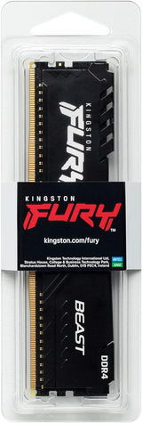 Kingston 8 Go 3600 MHz DDR4 CL17 DIMM Fury Beast Noir