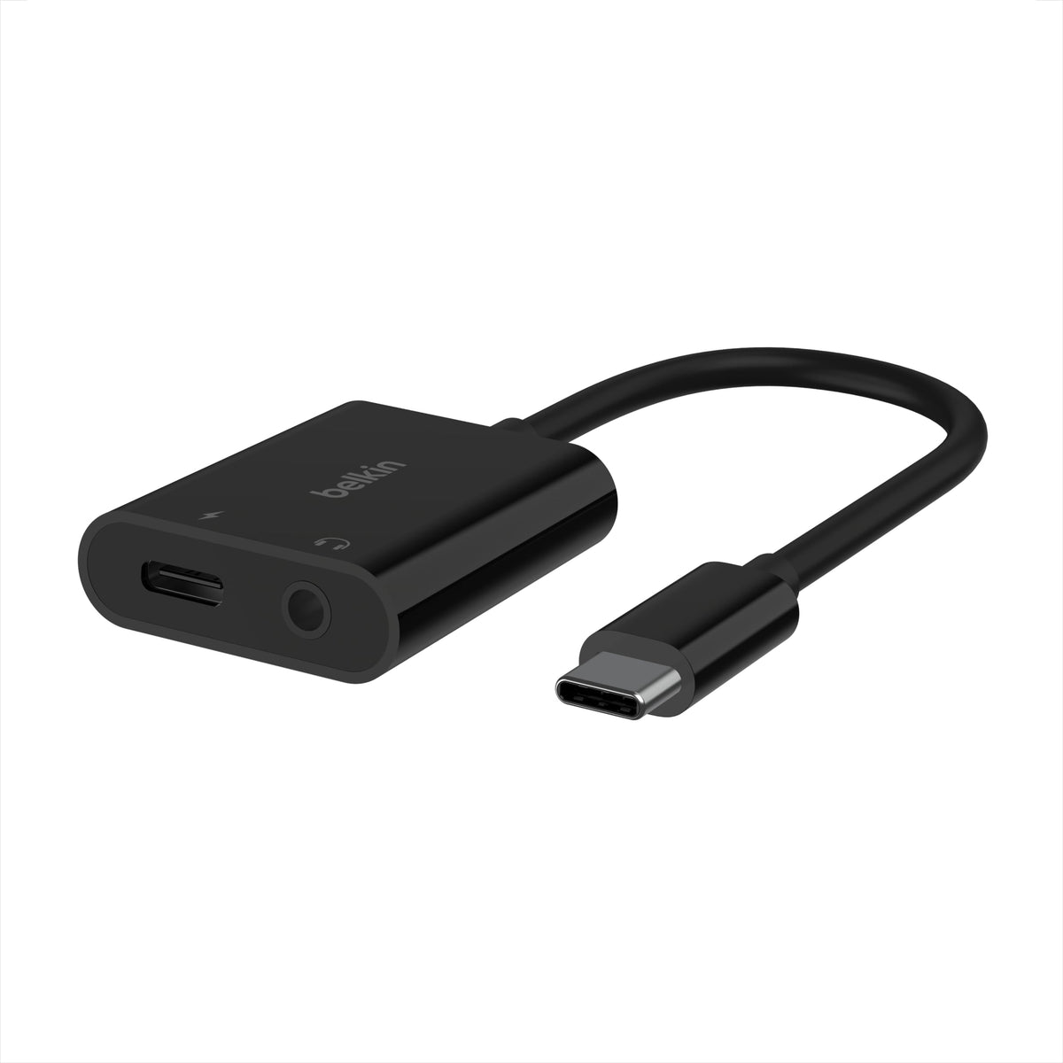Belkin Rockstar™ audio 3,5 mm avec adaptateur de charge USB-C inclus, USB-C